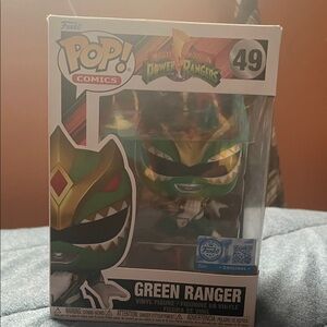 Funko Pop Mighty Morphin Power Rangers Green and Gold Figure